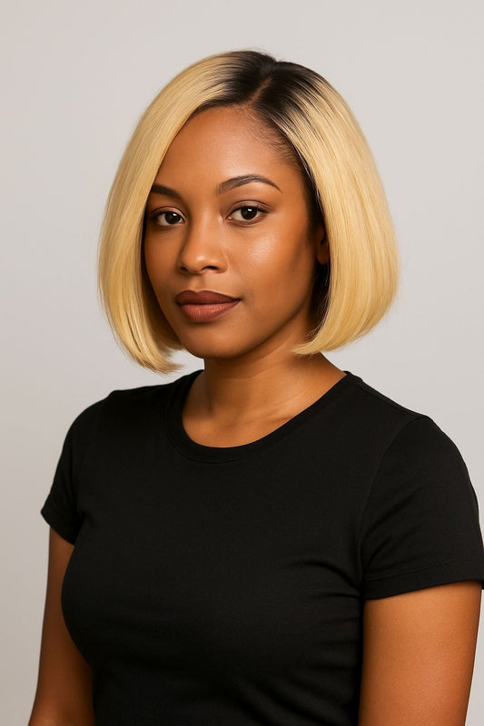 Blonde Straight Bob Wig