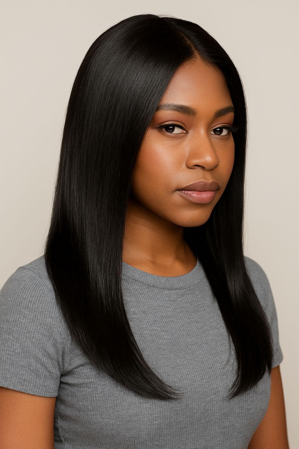 Straight 13x4 Transparent Lace Front Wig – 100% Virgin Human Hair