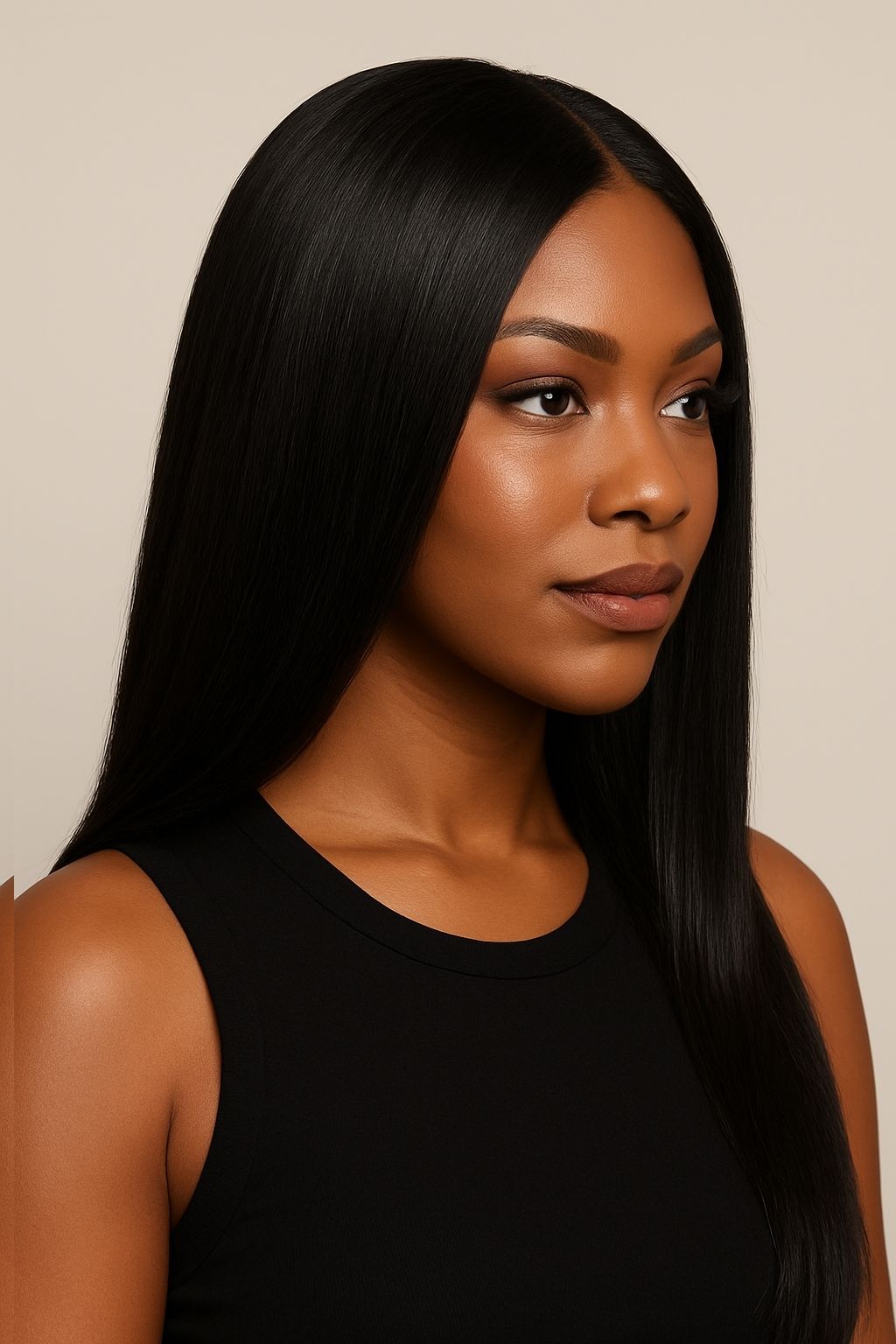 HD Straight 13x4 Lace Front Wig – Virgin Human Hair, 180% Density