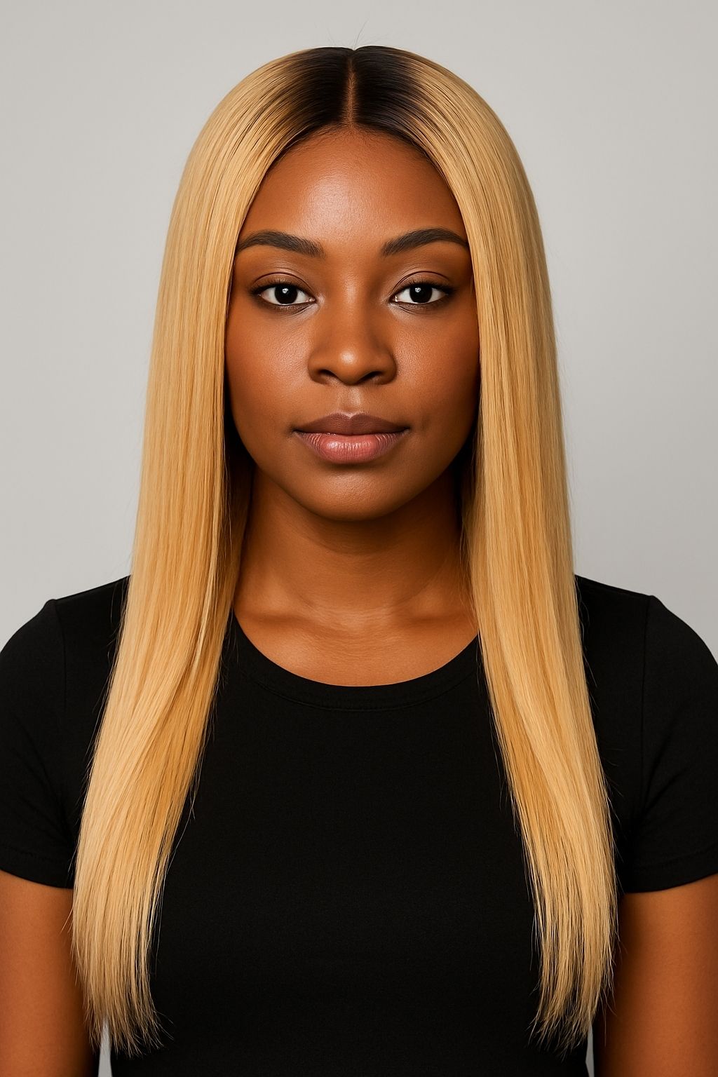 Blonde Straight 13x4 Transparent Lace Front Wig