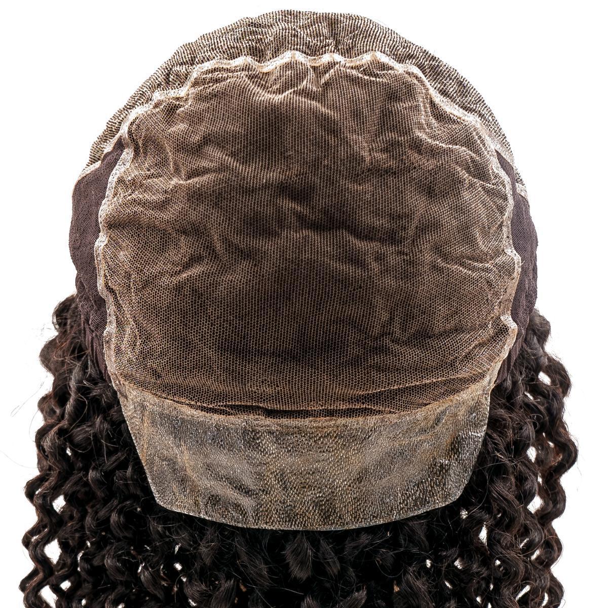 Curly Mono Lace Front Medical Wig — Natural 1B
