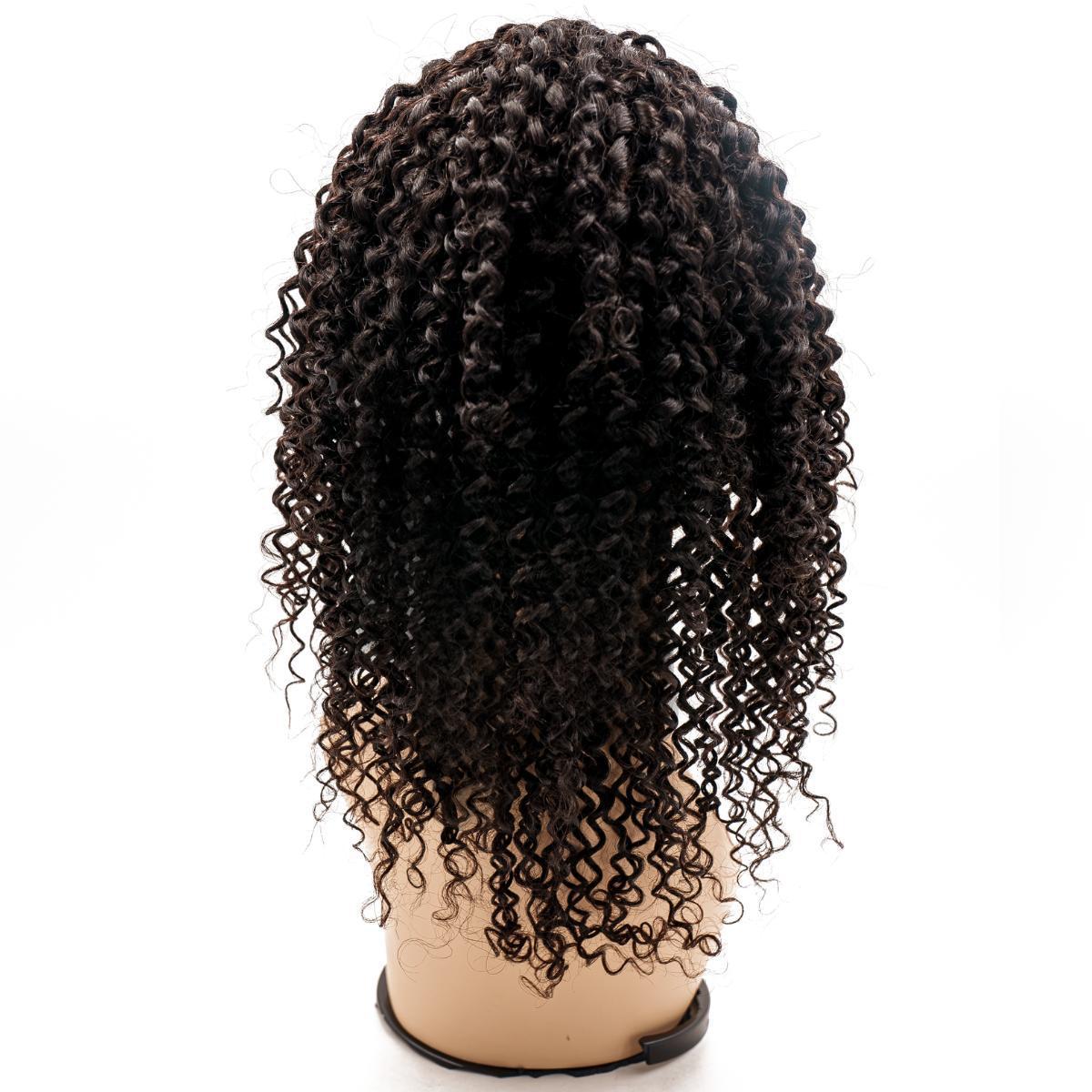 Curly Mono Lace Front Medical Wig — Natural 1B
