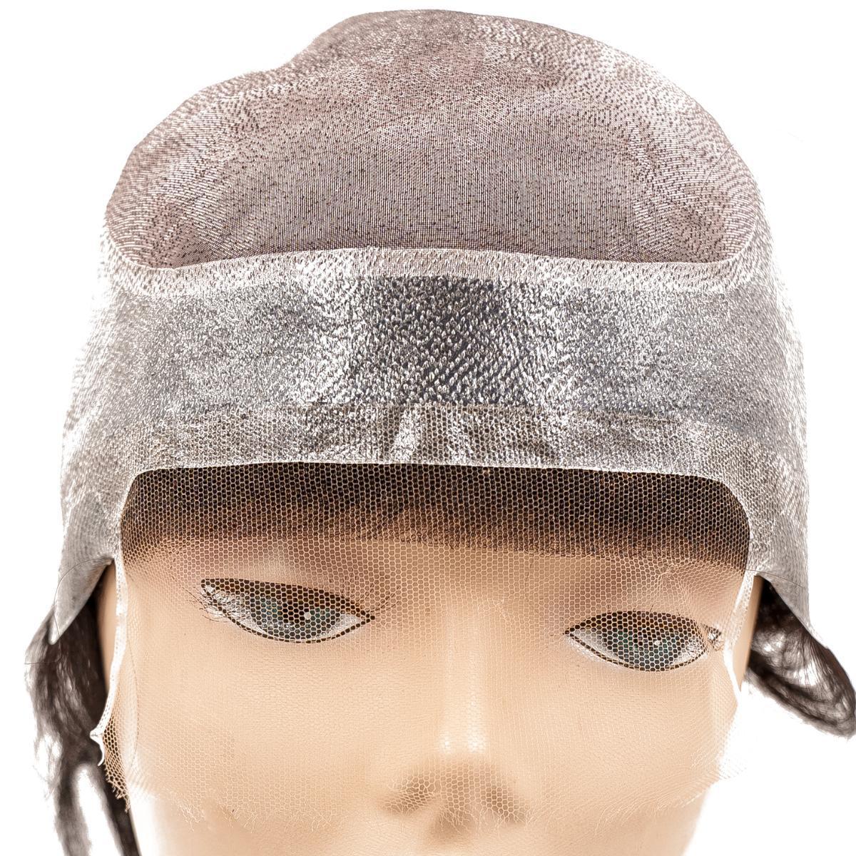 Straight Fine‑Mono Medical Wig — Natural 1B