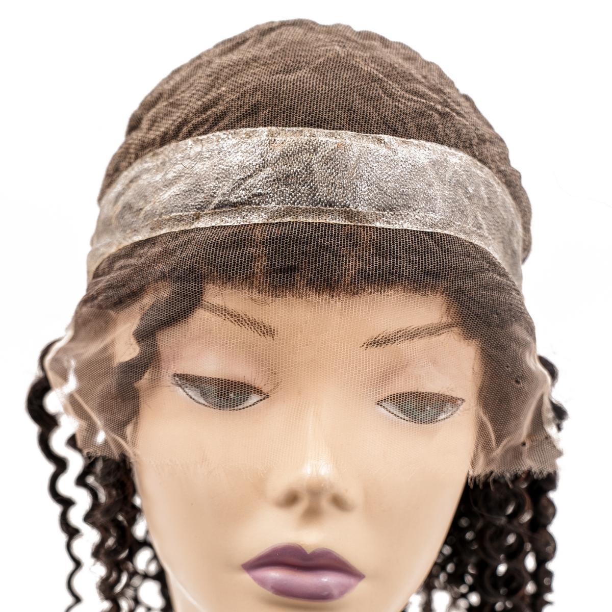 Curly Mono Lace Front Medical Wig — Natural 1B