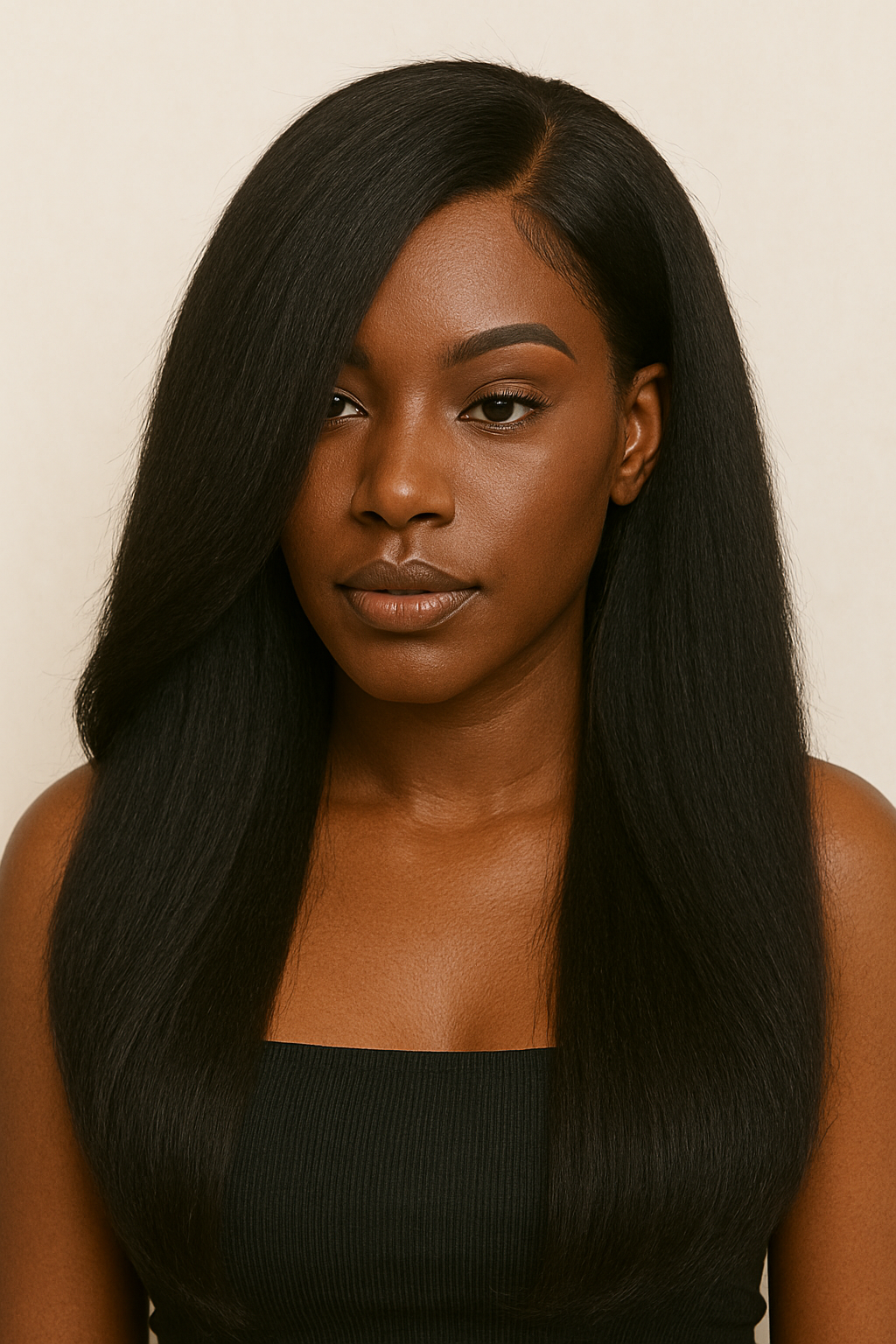 Imani Kinky Straight Mono Lace Front PU Medical Wig