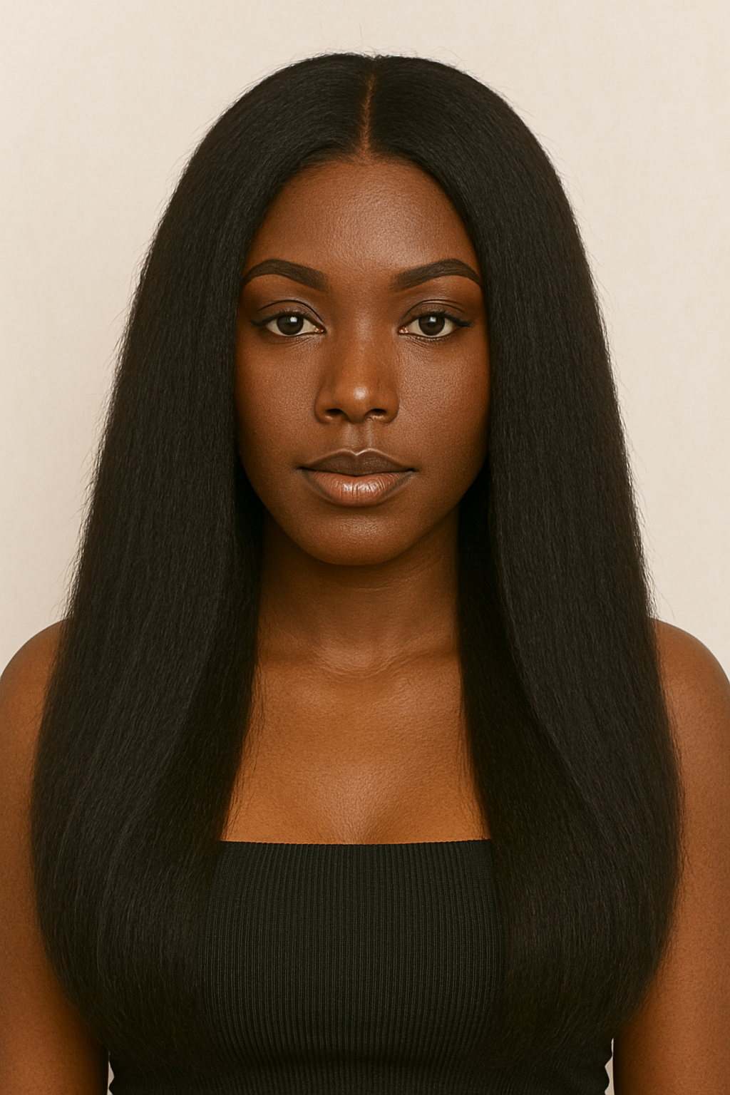 Ayo Kinky Straight Fine Mono Base Medical Wig